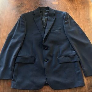Lauren Ralph Lauren 2 piece suit jacket and pants blue 40R 34x32